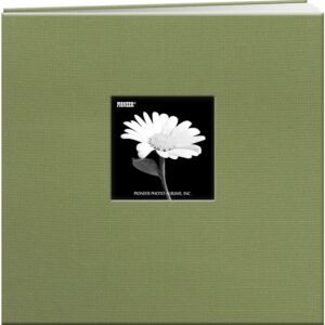 Pioneer - Fabric Frame Scrapbook - Sage Green (12" x 12")