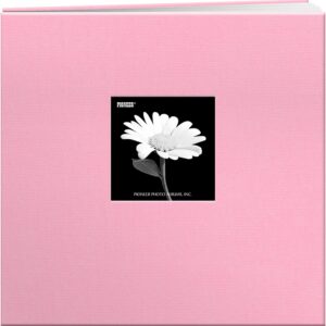 Pioneer - Fabric Frame Scrapbook - Baby Pink (12" x 12")