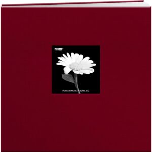 Pioneer - Fabric Frame Scrapbook - Burgundy (12" x 12")
