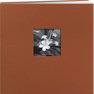 Pioneer - Silk Fabric Frame Scrapbook - Copper (12" x 12")