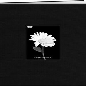 Pioneer - Fabric Frame Scrapbook - Black (8" x 8")