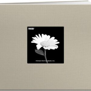 Pioneer - Fabric Frame Scrapbook - Beige (8" x 8")