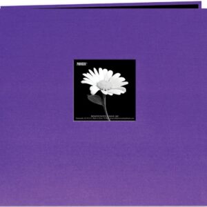 Pioneer - Fabric Frame Scrapbook - Grape (8" x 8")