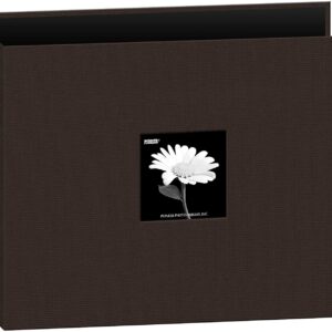Pioneer - Fabric 3-Ring Binder - Brown (12" x 12")