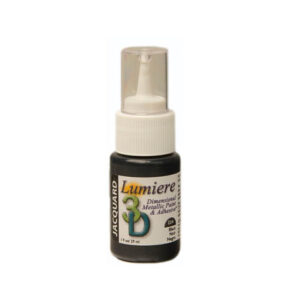 Jacquard - Lumiere - 3D Adhesive & Dimensional Metallic Paint - Black