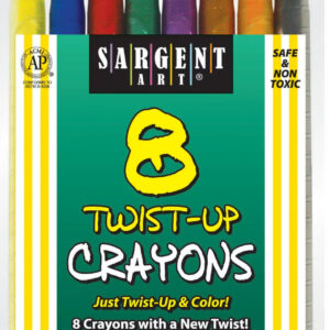 Sargent Art - Twist-Up Crayons (8 Colors)