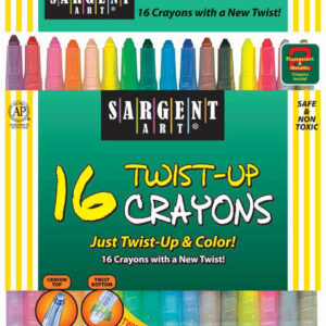 Sargent Art - Twist-Up Crayons (16 Colors)