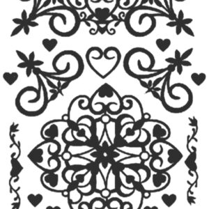 Peel-Off Scrapbooking Stickers - Silver - Flower #3