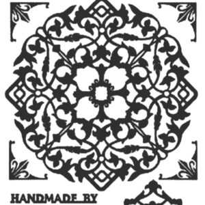 Peel-Off Scrapbooking Stickers - Gold - Flower #6