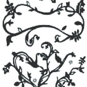 Peel-Off Scrapbooking Stickers - Gold - Border