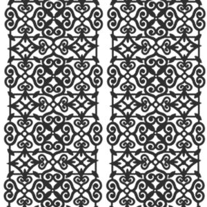 Peel-Off Scrapbooking Stickers - Gold - Border #17