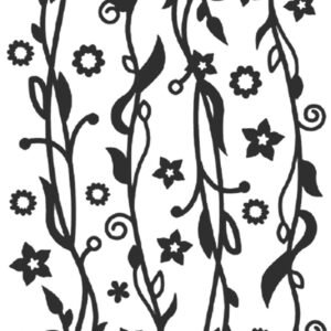 Peel-Off Scrapbooking Stickers - Gold - Border Vine