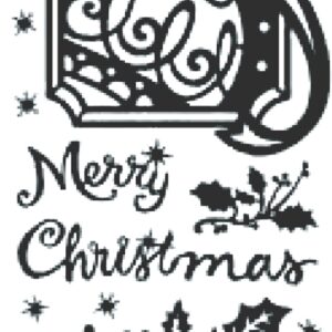 Peel-Off Scrapbooking Stickers - Gold - Gold Christmas