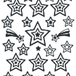 Peel-Off Scrapbooking Stickers - Gold - Star
