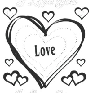 Peel-Off Glitter Stickers - Gold - Heart