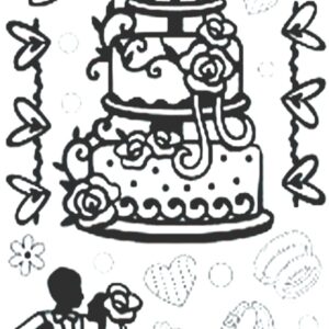 Peel-Off Glitter Stickers - Gold - Wedding