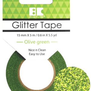 Best Creation - Glitter Tape - Olive Green