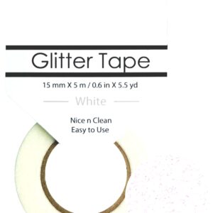 Best Creation- Glitter Tape - White