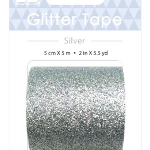 Best Creation - Wide Glitter Tape - Silver