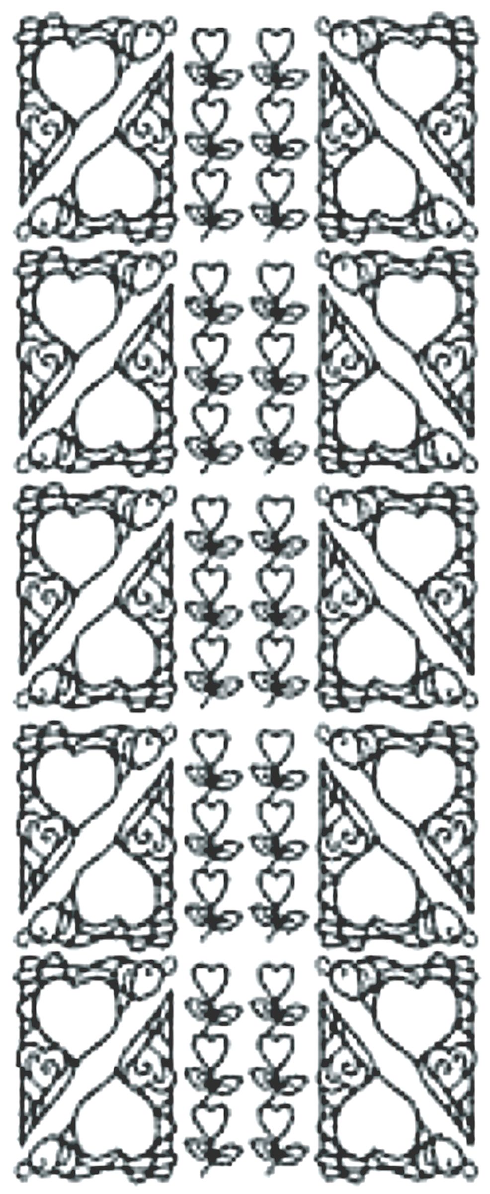 Peel-Off Stickers - Gold - Corners