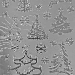 Peel-Off Stickers - Gold - Tree