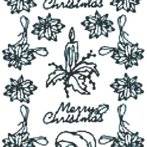 Peel-Off Stickers - Gold - Merry Christmas