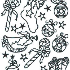 Peel-Off Stickers - Gold - Merry Christmas