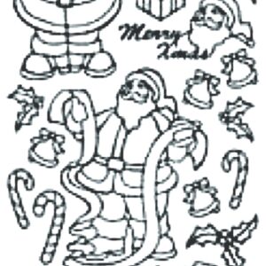 Peel-Off Stickers - Gold - Merry Christmas