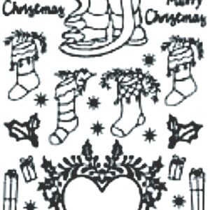 Peel-Off Stickers - Gold - Merry Christmas