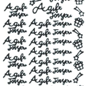 Peel-Off Stickers - Gold - Happy Birthday