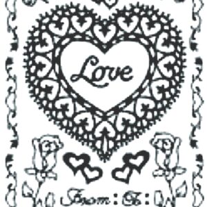 Peel-Off Stickers - Gold - Valentine's Day