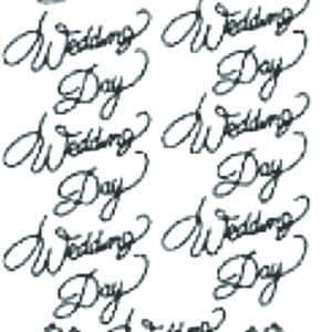 Peel-Off Stickers - Gold - Wedding