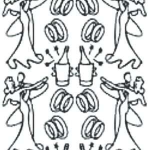 Peel-Off Stickers - Gold - Wedding