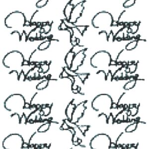 Peel-Off Stickers - Gold - Wedding