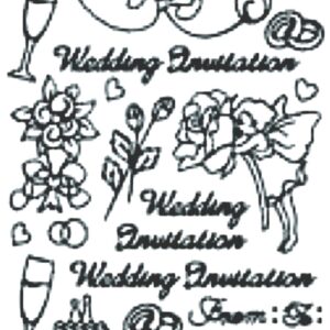 Peel-Off Stickers - Gold - Wedding