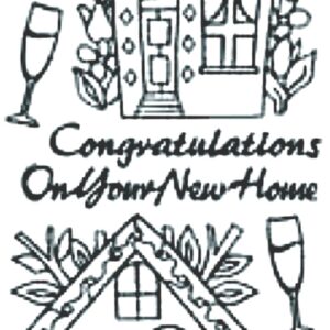 Peel-Off Stickers - Gold - Congratulations