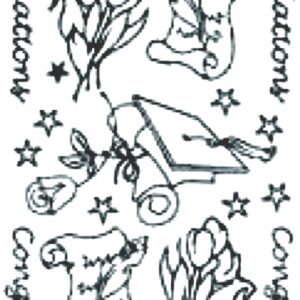 Peel-Off Stickers - Gold - Congratulations