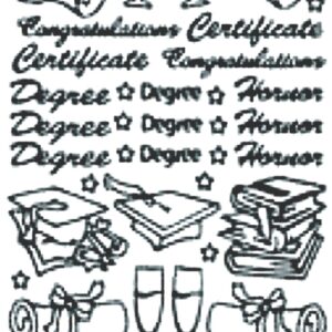 Peel-Off Stickers - Gold - Congratulations