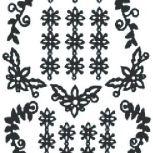 Peel-Off Stickers - Gold - Border