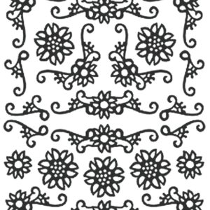 Peel-Off Stickers - Gold - Large Daisy