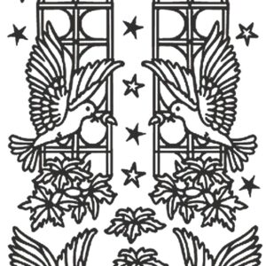 Peel-Off Stickers - Gold - Love