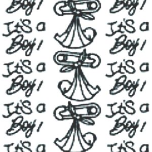 Peel-Off Stickers - Gold - Baby Boy