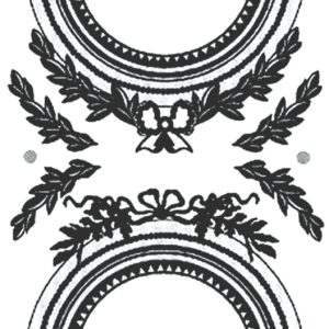 Peel-Off Scrapbooking Stickers - Gold - Round Photo