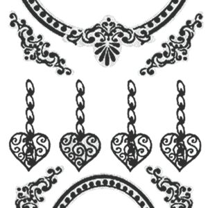 Peel-Off Scrapbooking Stickers - Gold - Oval Photo