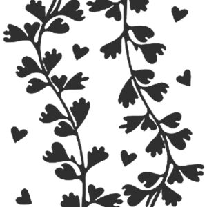 Peel-Off Scrapbooking Stickers - Gold - Border Leaf