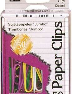 Paper Clips - Jumbo - Assorted Colors