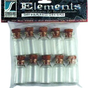 Stanislaus Imports - Glass Bottles - 1.5" x .75 (10 Pieces)