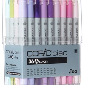 Copic - Ciao - Alcohol Marker - Set - "A" (36 Pieces)