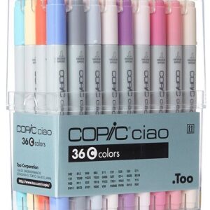 Copic - Ciao - Alcohol Marker - Set - "C" (36 Pieces)