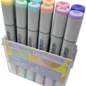 Copic - Sketch - Alcohol Marker - Set - Pastel (12 Pieces)